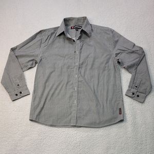 AIR WALK. Button Down Short Sleeves Dressy Shirt. Size:Boys L. (14-16).